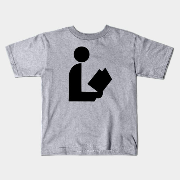 National Library Symbol Kids T-Shirt by rajem